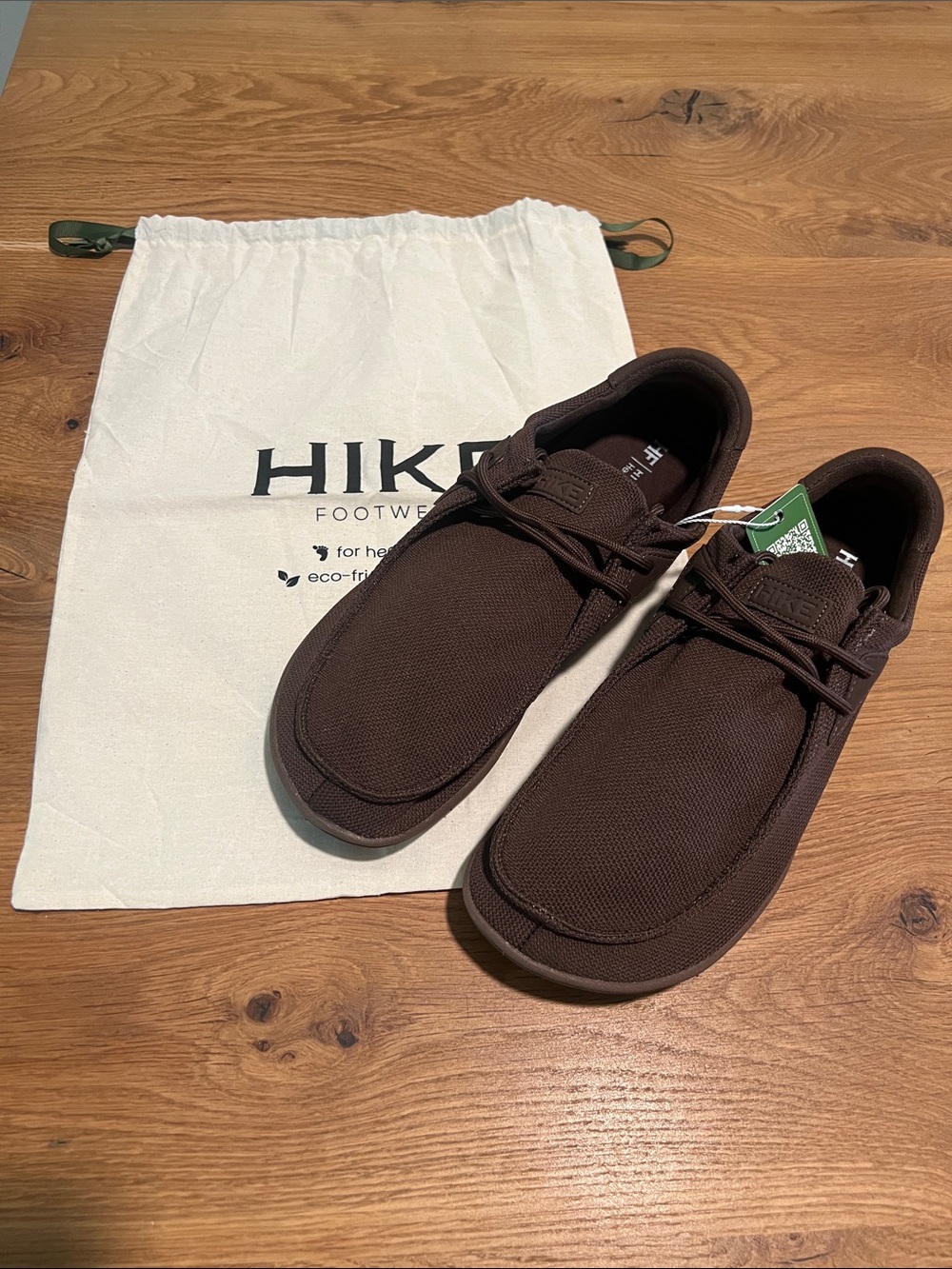 Hike Footwear Reed Men’s 13 Dark Brown Barefoot Zero Drop Wide Toe Box NWT